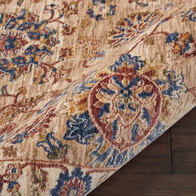 The Rug Seller Lagos LAG04 Traditional Border Rugs by Nourison in Natural&nbsp;160x229cm