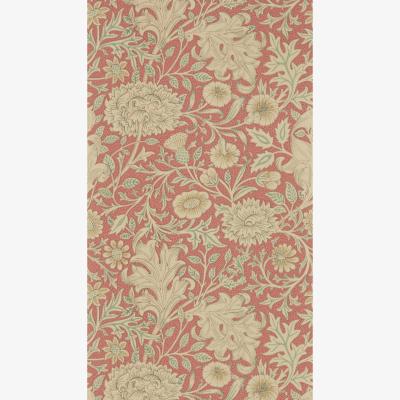The Rug Seller Double Bough Wallpaper 216683 by Morris & Co in Carmine Red&nbsp;Roll