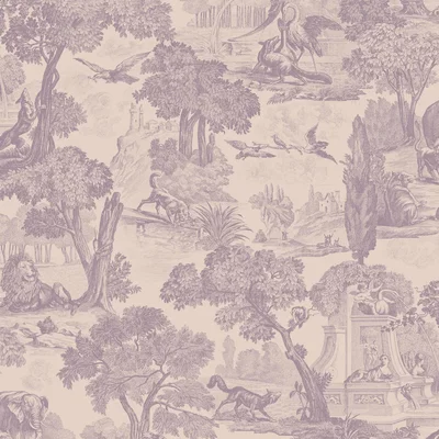 The Rug Seller Versailles Wallpaper 99 15062 by Cole & Son in Mulberry PurpleRoll