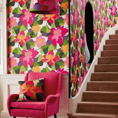 The Rug Seller Diva Wallpaper 110860 by Scion in Peony Sunset Yellow&nbsp;Roll