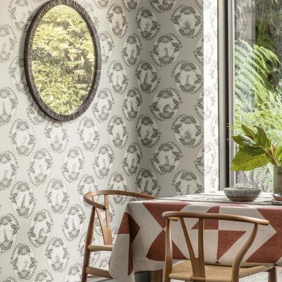 The Rug Seller Ardmore Cameos Wallpaper 9044 by Cole & Son in Light GreyRoll