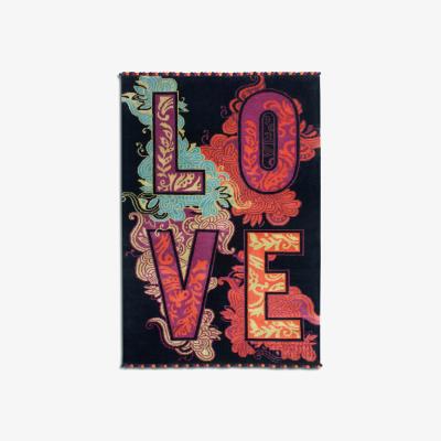 The Rug Seller Plantation Love Rug - Hand Knotted Pure Wool150x230cm