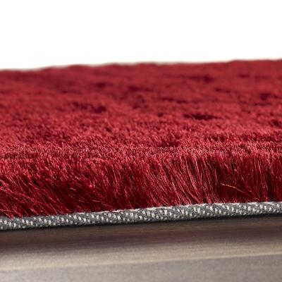 The Rug Seller Shimmer Shaggy Lustrous Rugs in Red&nbsp;160x230cm