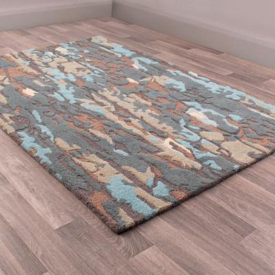 The Rug Seller Fusion Atlantic Rugs in Beige and Blue