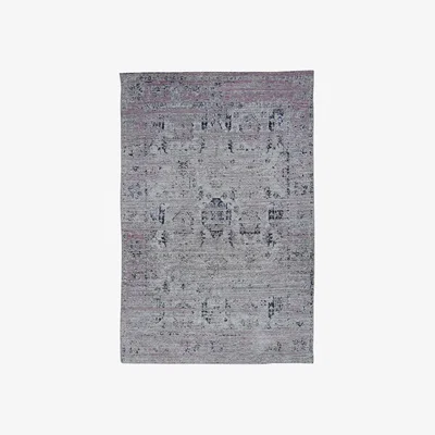 The Rug Seller Maxima Traditional Distressed Rug In Fuchsia