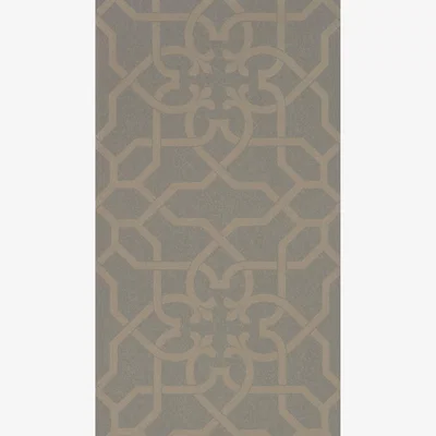 The Rug Seller Mawton Wallpaper 216419 by Sanderson in Charcoal Gilver Grey&nbsp;Roll