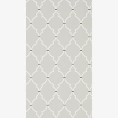 The Rug Seller Empire Trellis Wallpaper 216335 by Sanderson in Silver Calico&nbsp;Roll