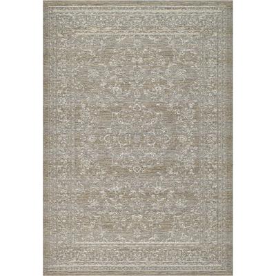 The Rug Seller San Rocco 89009 3004 Traditional Outdoor Rugs in Taupe Brown