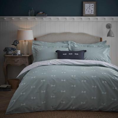 The Rug Seller Dragonfly Bedding and Pillowcase By Sophie Allport in Duckegg Blue&nbsp;137x200cm