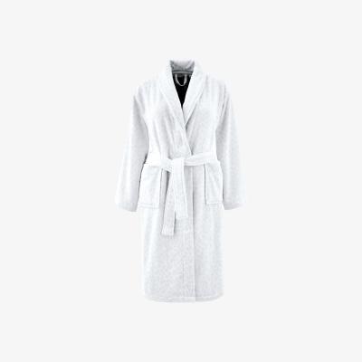 The Rug Seller Nalu Koko Robe by Nicole Sherzinger in Silver & White&nbsp;M/L