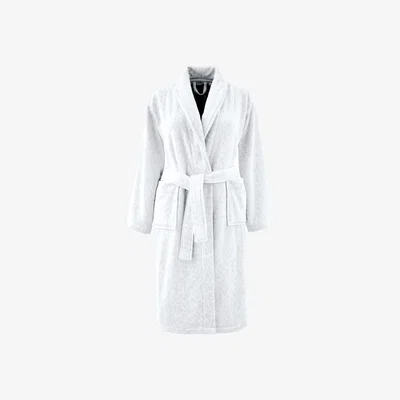 The Rug Seller Nalu Koko Robe by Nicole Sherzinger in Silver & White&nbsp;M/L