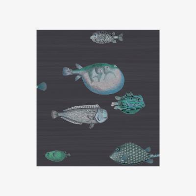 The Rug Seller Acquario Wallpaper 16032 by Cole & Son in Ink Blue&nbsp;Roll