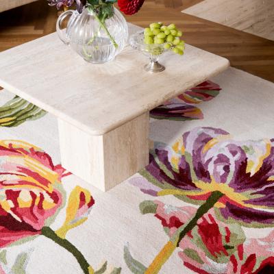 The Rug Seller Gosford Floral 081300 Rug by Laura Ashley in Cranberry Red&nbsp;250x350cm