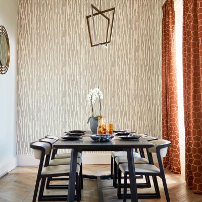 The Rug Seller Zendo Wallpaper 112169 by Harlequin in Rose GoldRoll