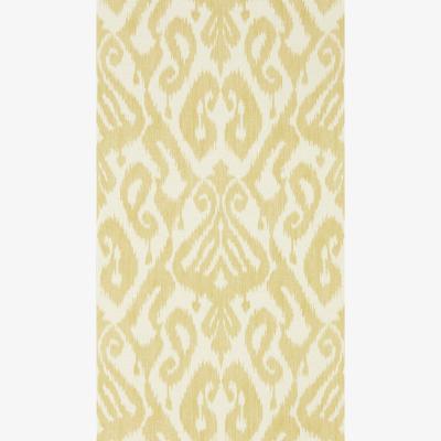 The Rug Seller Kasuri Ikat Wallpaper 216782 by Sanderson in Caraway Yellow&nbsp;Roll