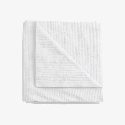 The Rug Seller Long Island Pure Matelasse Throw by Helena Springfield in White&nbsp;150x200cm