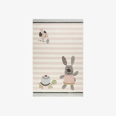 The Rug Seller Happy Friends Rugs in Light Pink