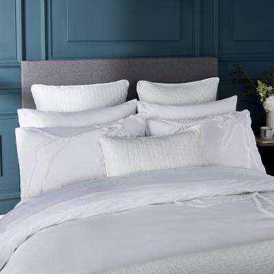 The Rug Seller Magnolia Tufted Textured Bedding Duvet Cover and Pillowcase by Ted Baker in White&nbsp;140x200cm