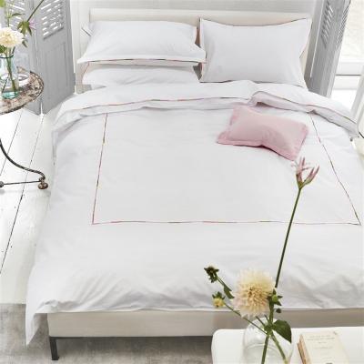 The Rug Seller Pimlico Plain Duvet Cover and Pillowcase in Peony Pink by Designers Guild Bedding&nbsp;220x230cm