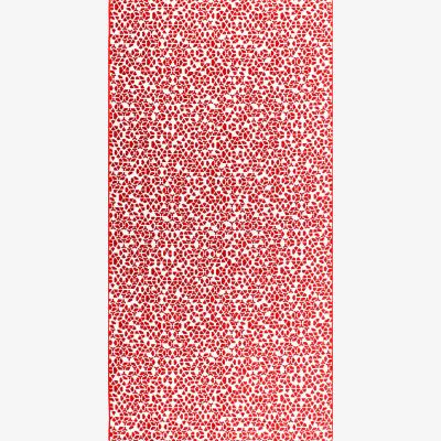 The Rug Seller Milek Tattoo Hexagon Rug in Red