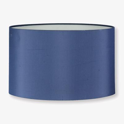 The Rug Seller Drum Silk Lampshade by William Yeoward in Midnight Blue&nbsp;45x28cm