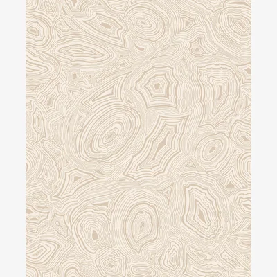 The Rug Seller Malachite Wallpaper 6011 by Cole & Son in Parchment White Gold&nbsp;Roll