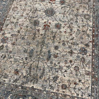 The Rug Seller Anatolia Farahan Traditional Floral Rugs in Charcoal Cream