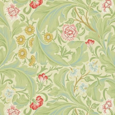 The Rug Seller Leicester Wallpaper 212543 by Morris & Co Green Coral&nbsp;Roll