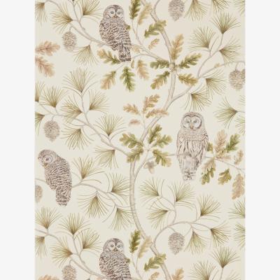 The Rug Seller Owlswick Wallpaper 216597 by Sanderson in Briarwood Brown&nbsp;Roll