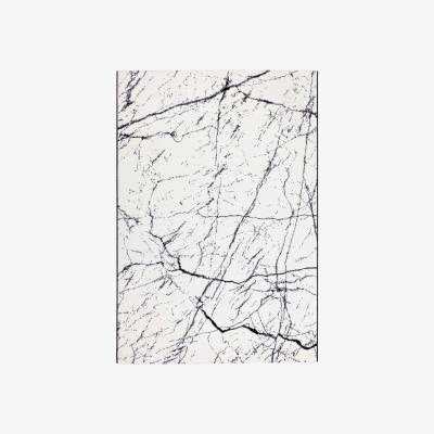 The Rug Seller Tiago 46311 AF100 Marble Rugs in Monochrome White&nbsp;135x200cm