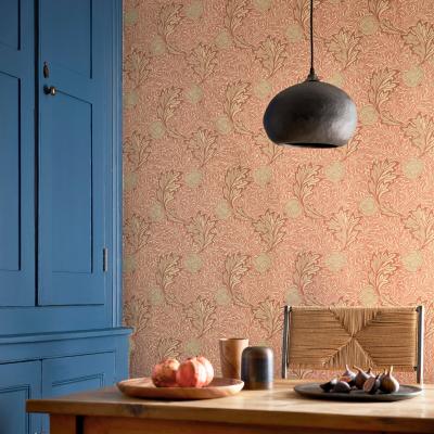 The Rug Seller Apple Wallpaper 216688 by Morris & Co in Rust Gold&nbsp;Roll