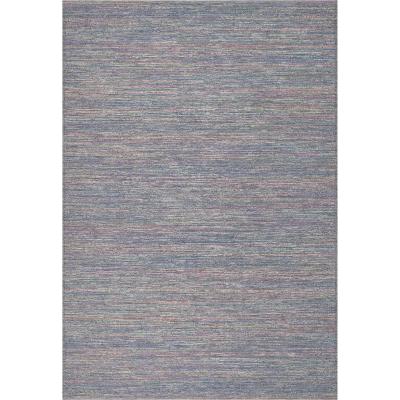 The Rug Seller San Rocco 89001 5002 Indoor Outdoor Flatweave Rug in Blue&nbsp;120x170cm