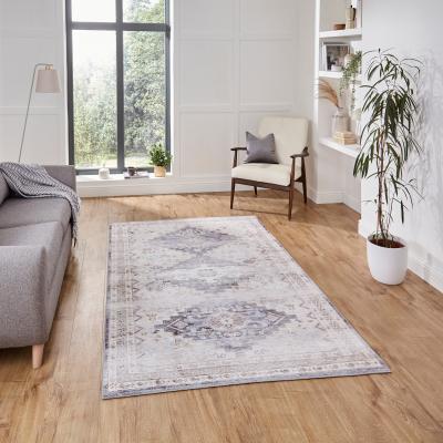 The Rug Seller Topaz H1265 Traditional Patterned Grey Beige Rug&nbsp;120x170cm
