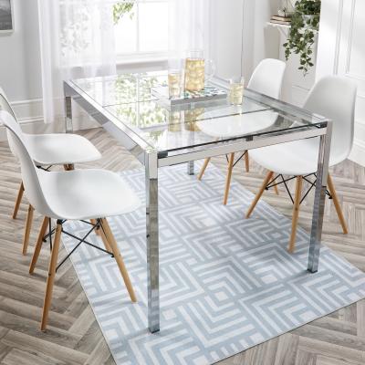 The Rug Seller Origins Washable Soho Geometric Rug in Grey&nbsp;160x230cm