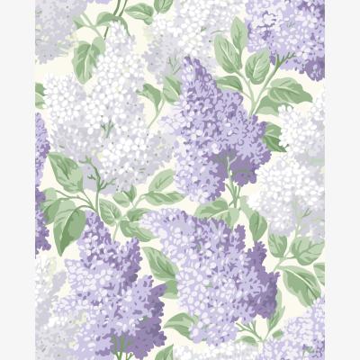 The Rug Seller Lilac Wallpaper 1004 by Cole & Son in Lilac Purple Multi&nbsp;Roll