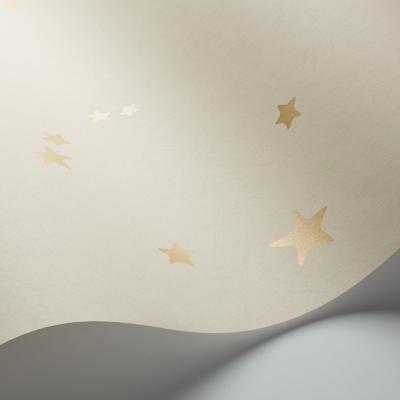 The Rug Seller Stars Wallpaper 3014 by Cole & Son in Metallic LinenRoll