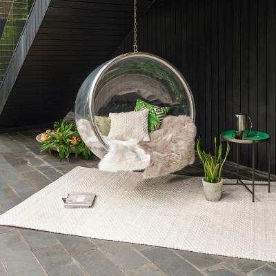 The Rug Seller Halsey Geometric Outdoor Rugs in Natural Beige