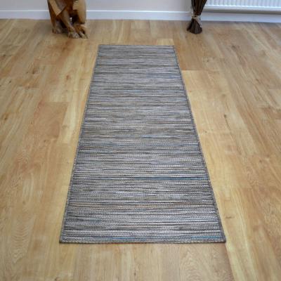 The Rug Seller Brighton Indoor Outdoor 98122 2001 Runner Rugs in Beige Blue&nbsp;60x200cm