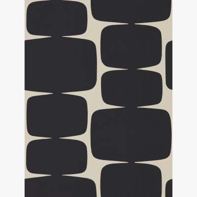 The Rug Seller Lohko Wallpaper 111290 by Scion in Liquorice Black&nbsp;Roll