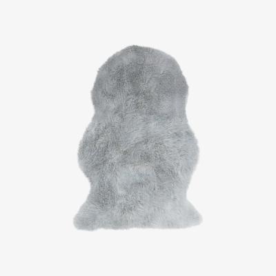The Rug Seller Auckland Luxury Faux Fur Sheepskins in Silver&nbsp;140x200cm