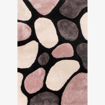 The Rug Seller Stepping Stones Rugs in Pink Grey&nbsp;160x225cm