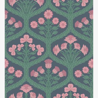 The Rug Seller Floral Kingdom Wallpaper 116 3010 by Cole & Son in Rose and Forest GreenRoll