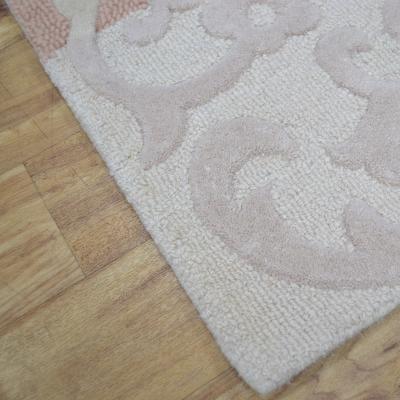 The Rug Seller Pure Scroll Rugs in Cream and Blue