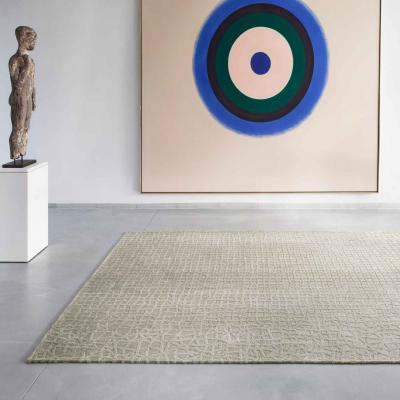 The Rug Seller Louis De Poortere Structures Trammel Rug 9245 in Ovid Beige&nbsp;80x150cm