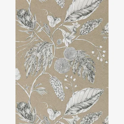 The Rug Seller Amborella Wallpaper 111222 by Harlequin in Pebble Beige&nbsp;Roll