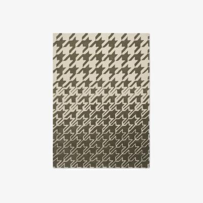The Rug Seller Houndstooth 162804 Wool Rugs by Ted Baker in Grey170x240cm