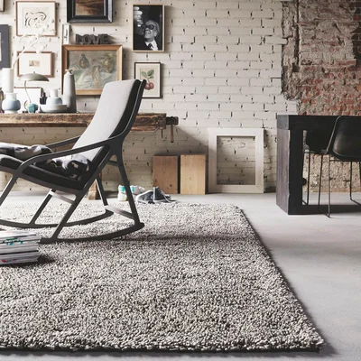 The Rug Seller Gravel Mix Shaggy Rugs by Brink & Campman 68211200x250cm