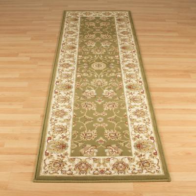 The Rug Seller Kendra Hallway Runners 3330G in Green&nbsp;68x235cm