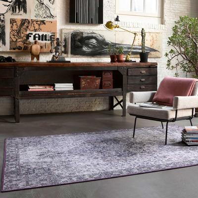 The Rug Seller Weconhome Synchronize Rugs 10133 06 in Purple, Blue Grey and Purple