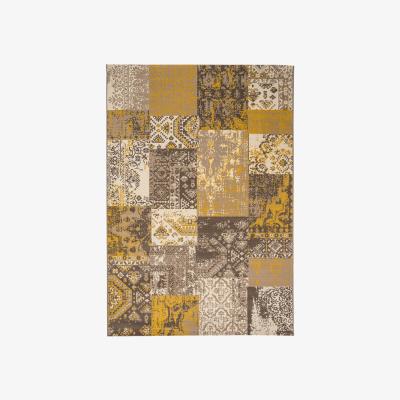 The Rug Seller Revive Traditional Patchwork Rugs RE06 in Ochre Yellow&nbsp;120x170cm
